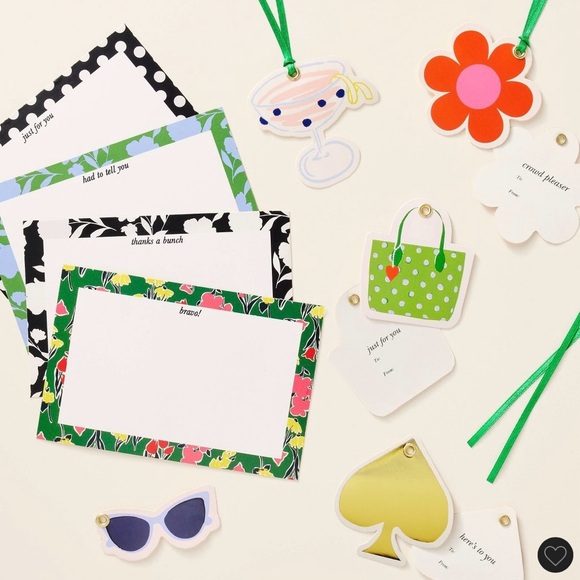 ♠️🎊 kate spade new york x Target Gift Wrap Book with Note Cards & Tags - Picture 5 of 6